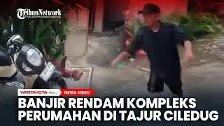 Banjir Rendam Komplek Perumahan di Tajur, Ciledug