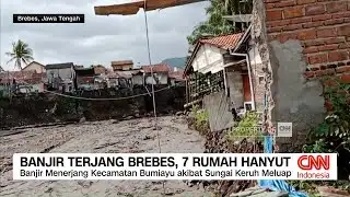 Banjir Terjang Brebes, Tujuh Rumah Hanyut