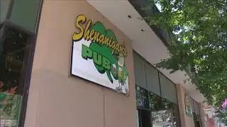 Bar fight outside Shenanigans