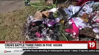 Barberton firefighters battle 3 fires on same day