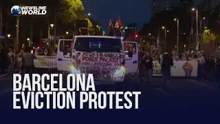 BARCELONA PROTESTS ERUPT AS SPAIN ENDS EVICTION MORATORIUM