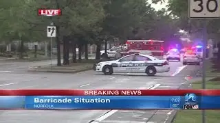 Barricade situation underway in Norfolk