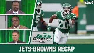 Bart Scott, Willie Colon, and Connor Rogers react to Jets
