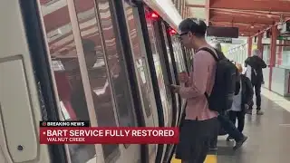 BART service fully resumes after hours-long systemwide outage