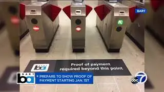 BART to require proof of payment starting January 1