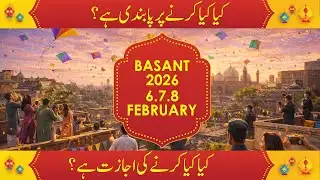 Basant Returns to Lahore After Years: 🪁🧵 New Government Rules Explained | Basant 2026
