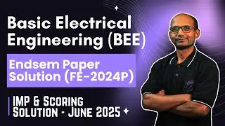 Basic Electrical Engineering - BEE (FE-2024P) | Endsem Paper Solution - June 2025 | #sppuexam