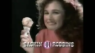 Baskin Robbins Ice Cream Commercial - Aired 2/8/85