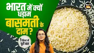 Basmati Rice Prices Down in India: बासमती बाजार में गिरावट, आखिर वजह क्या है? #rice #iran #news