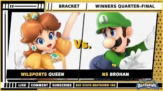Bay State Beatdown 182 - Winners Quarter-Final - Queen (Daisy) VS Brohan (Luigi) - SSBU Singles