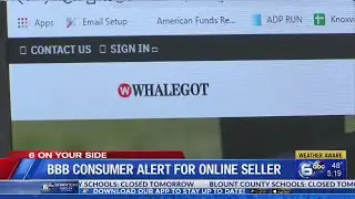 BBB issues consumer alter for online seller: Whalegot