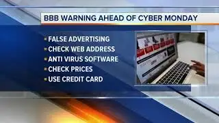BBB warning ahead of Cyber Monday
