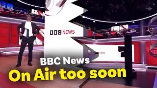BBC News rehearsal accidentally goes out live