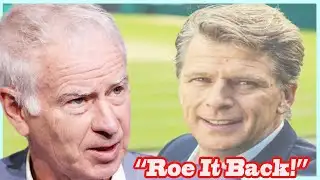 BBC star snaps at John McEnroe in tense commentary moment after Wimbledon line calling controversy