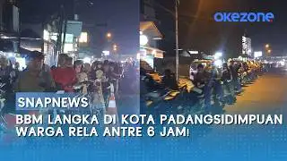 BBM Langka Di Kota Padangsidimpuan, Warga Rela Antre 6 Jam!