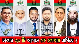 ঢাকার ২০টি আসনে জামায়াত বিএনপি কে কতটি আসন পাবে দেখুন | BD Election 2026