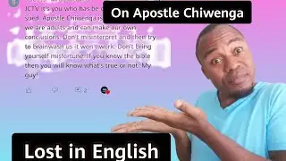 Be careful of Apostle Chiwenga response(comment)