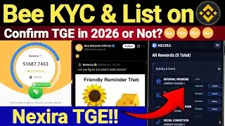 🔥 Bee Network Listing & KYC Big Update 2026 | Nexira Airdrop RUBY Token Allocation, Claim & TGE 🚀