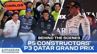 Behind the Scenes: Qatar GP Podium & P5 Constructors