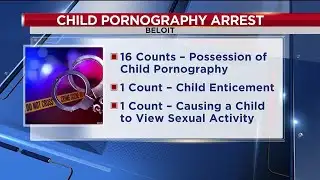 Beloit man faces 16 child pornography charges