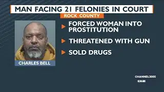 Beloit man facing 21 felonies in court