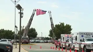 Beloved Oklahoma paramedic killed in crash honored with funeral procession