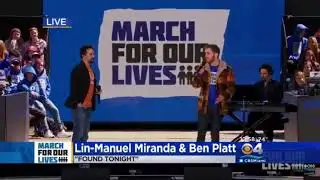 Ben Platt and Lin Manuel Miranda sing Found Tonight