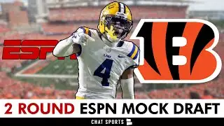 Bengals 2 Round Mock Draft From ESPN’s Matt Miller Ft. Mansoor Delane + Joe Flacco Rumors