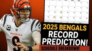 Bengals 2025 Season Record Predictions After Schedule Announcement