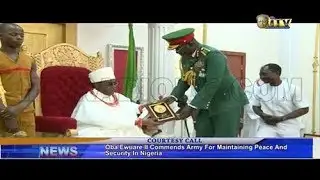 Benin Monarch commends Army for maintaining peace and security in Nigeria