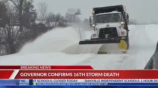 Beshear announces 16th winter storm death from Adair County