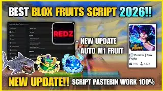 Best Blox Fruits REDZ HUB Script New Update 2026!! 