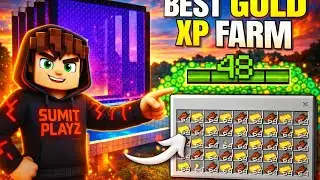  Best Gold & XP Farm in Minecraft PE  | Unlimited Gold Farm Tutorial (Hindi)