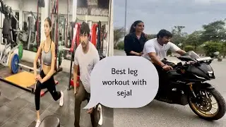 (Best leg workout with sejal)@himanshufitnesseries
