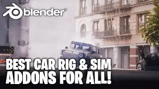 Best Vehicle Rigging & Simulation Addons for Blender!