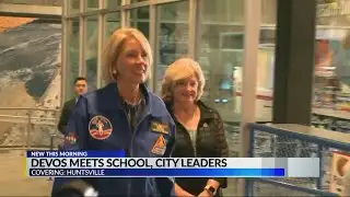 Betsy DeVos in Rocket City