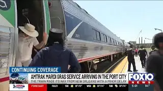 Better late than never: First Amtrak train pulls into Mobile after delay