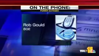 BGE Crews Standby In Freezing Conditions