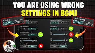 BGMI All New Basic & Advance SETTINGS/CONTROLS | Perfect BGMI Settings Guide | BGMI / Pubg Mobile