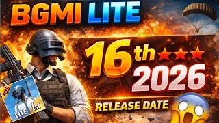 BGMI Lite Release Date in India | 16th November 2026 Almost Confirmed? 😱 Pubg Lite Launch Date |