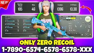 🔥Bgmi sensitivity settings 2026 🥵 | Bgmi best sensitivity settings 😱| Zero recoil sensitivity bgmi.
