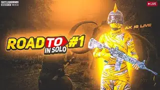 BGMI Solo Top 1 Conqueror rank push| Ace to Conqueror Rank Push #bgmiconquerorpushlive #bgmilive