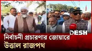 প্রচারণার জোয়ারে নির্বাচনী এলাকা চষে বেড়াচ্ছেন নেতারা | Bhola | Tangail | Election 2026 | Desh TV