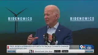 Biden addresses climate change