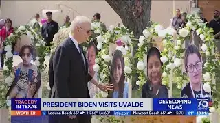 Bidens visit Uvalde after shooting