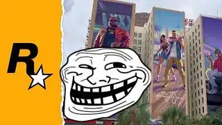 BIG GTA 6 Advertisement DTLA 2026 Troll!