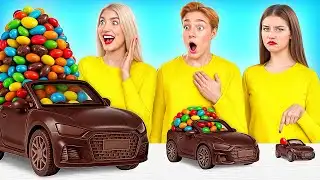 Big, Medium and Small Plate Challenge | Amazing Food Challenges by Multi DO