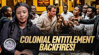 BIG MISTAKE!! White Man Pulls Knife on Kenyan Staff