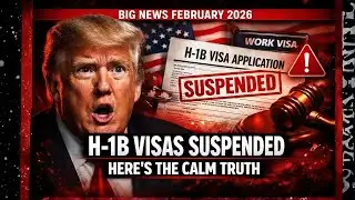 BIG NEWS February 2026  Trump Administration Suspends Work Visas – H 1B Changes Explained