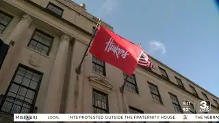 Big Red flag raised for charity drive